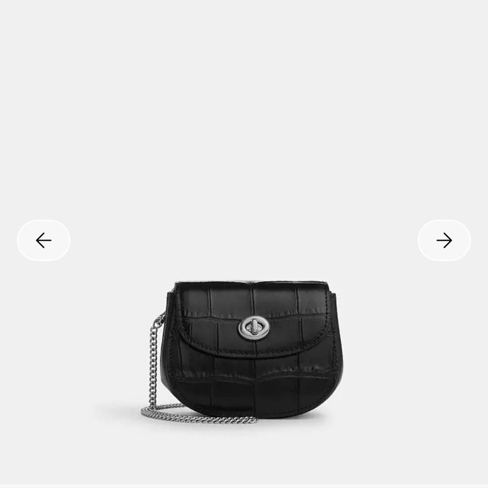 Coach Turnlock Card Case / Crossbody